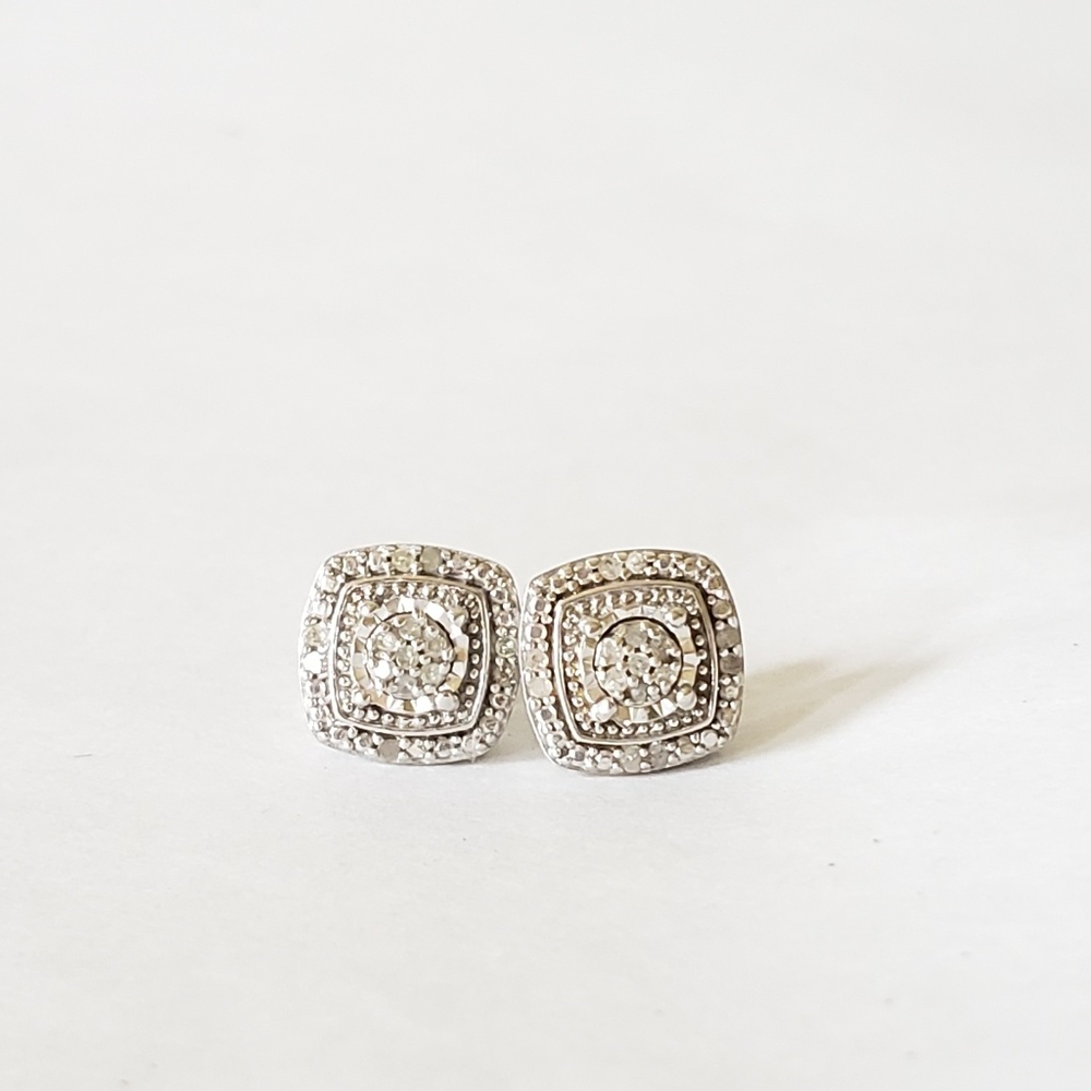 Genuine Diamond Earrings